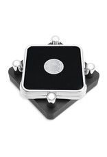 CSI Metal Tone Square Coaster "Seal Medallion" Set of 2