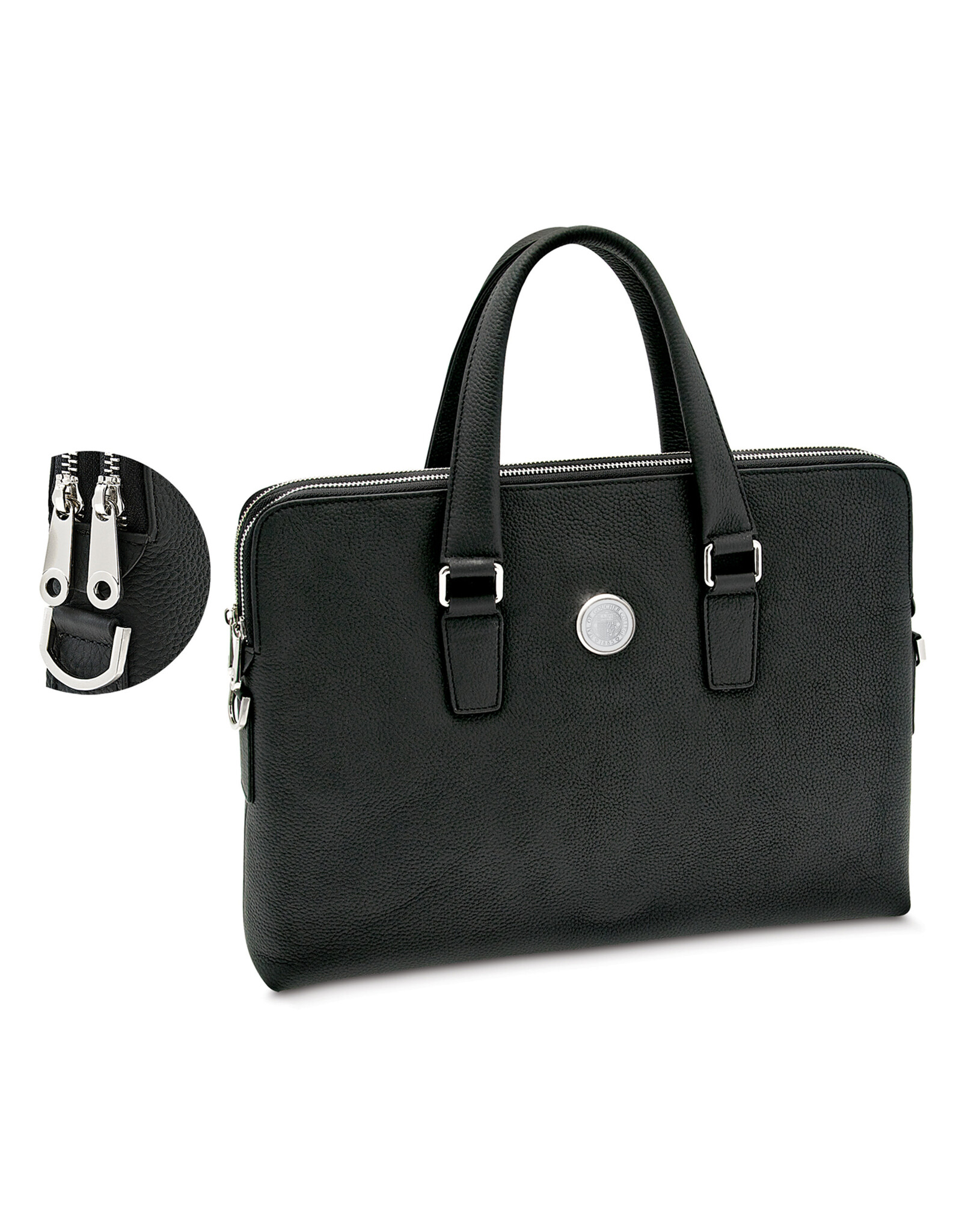 CSI Women's Briefcase "Seal Medallion" Black