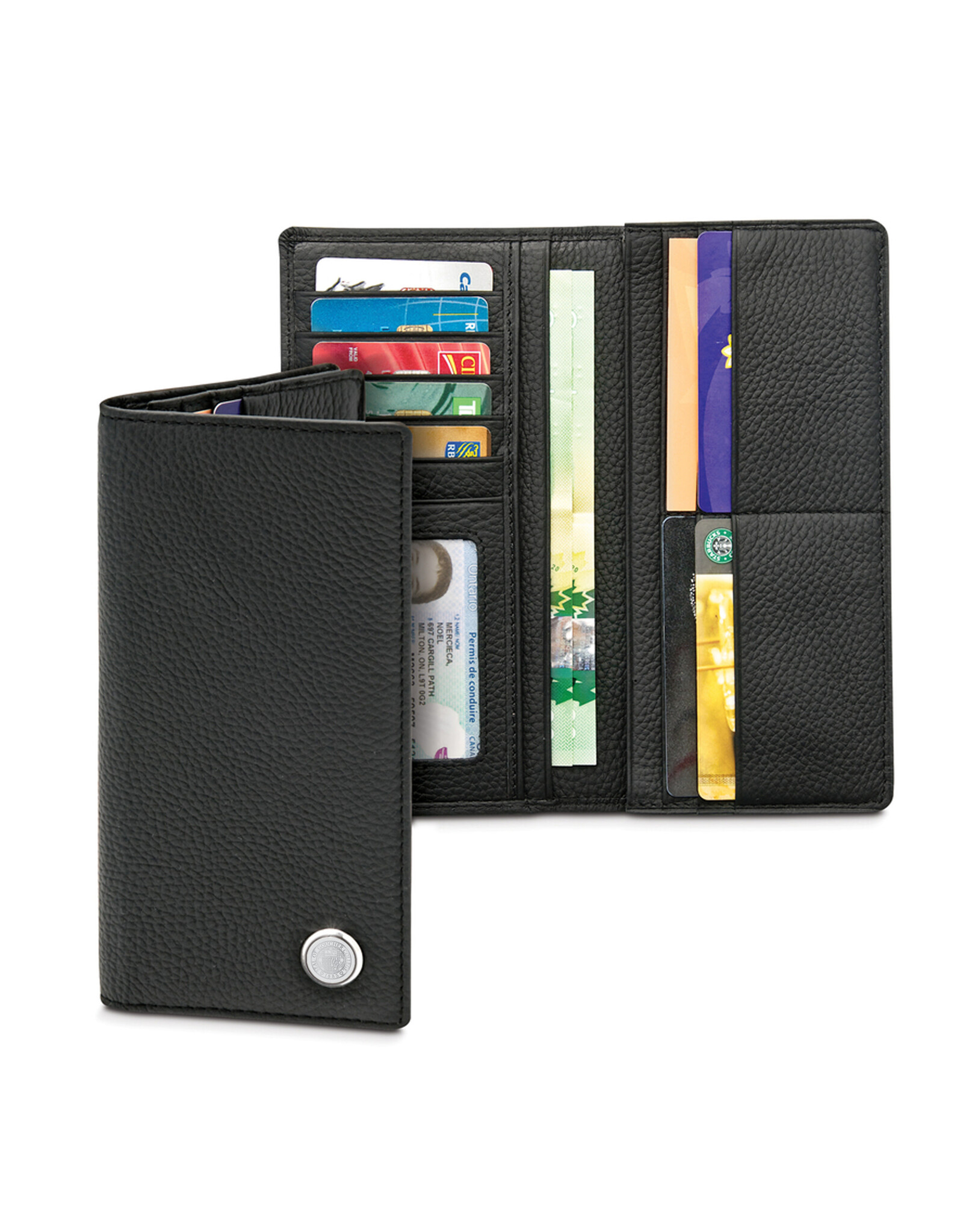 CSI Executive Wallet "Seal Medallion" Black