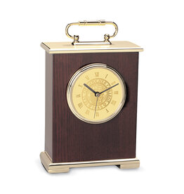 CSI Mantle Carriage Clock "Seal Medallion"