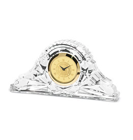 CSI Crystal Table Clock "Seal Medallion"