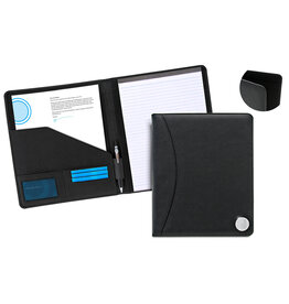 CSI Leather Portfolio "Seal Medallion" Black