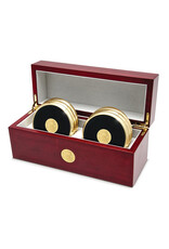 CSI Metal Tone Coaster "Seal Medallion" Set of 6 Gold
