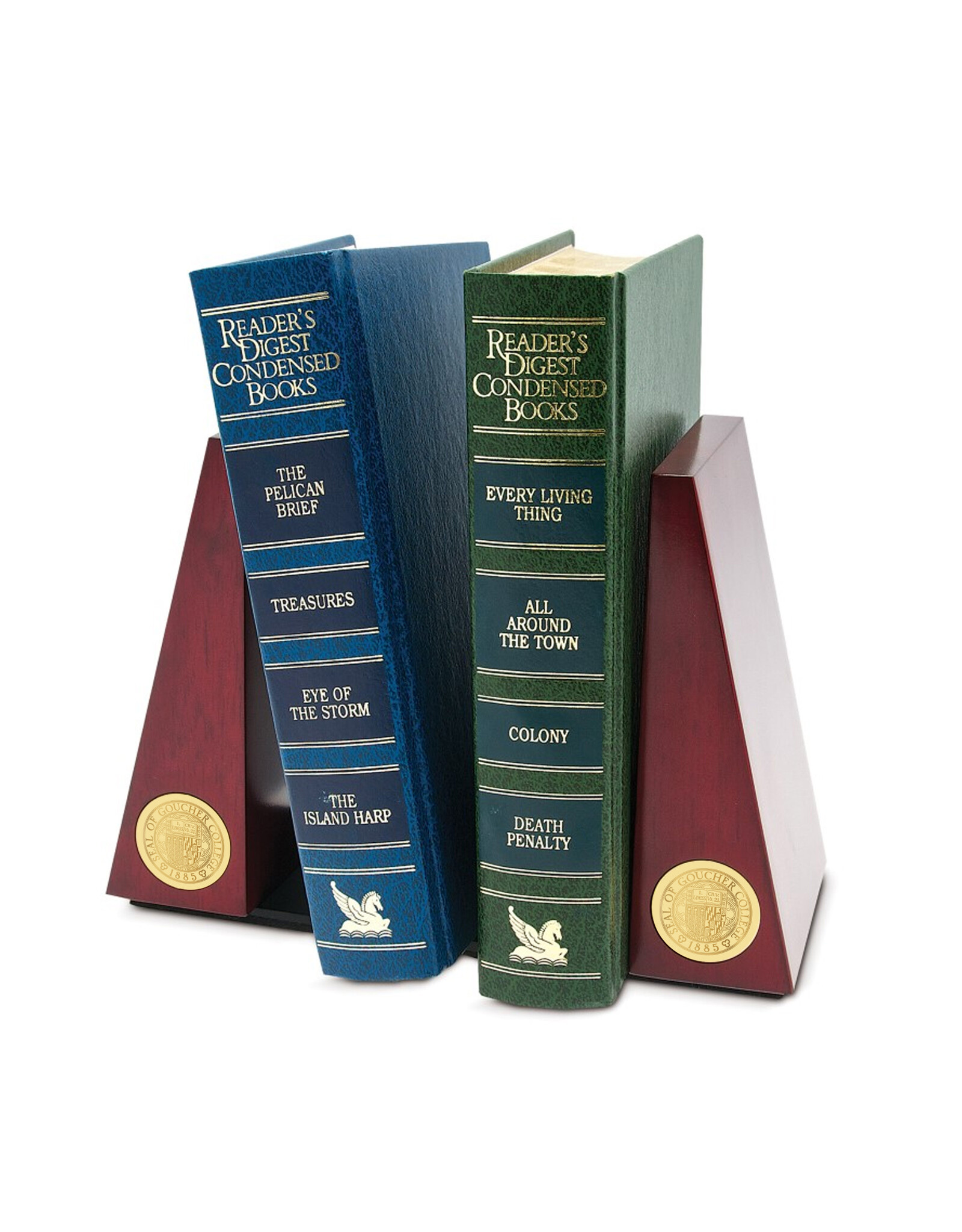 CSI Bookends "Seal Medallion"