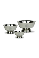 Campus Crystal Historic Silver Plated Paul Revere Bowl "Goucher Seal"