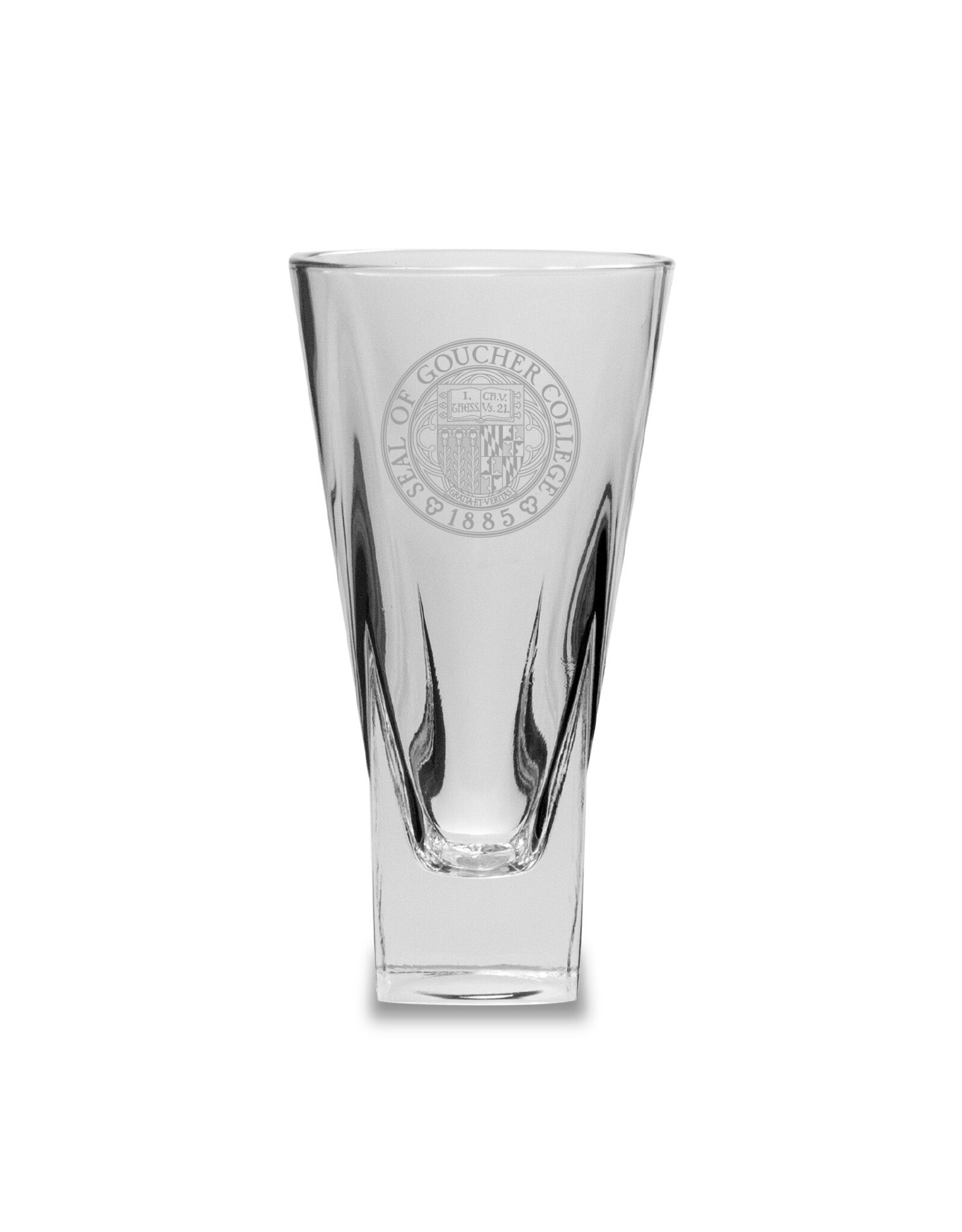 Campus Crystal Beautiful Fusion Vase "Goucher Seal"