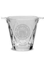 Campus Crystal Distinctive Diamond Ice Bucket "Goucher Seal"