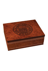 Campus Crystal Rosewood Finished Bureau Box "Goucher Seal"