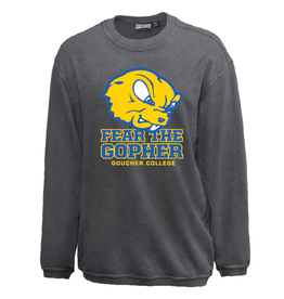 Pennant Sandwash Crewneck Sweatshirt "Retro Fear the Gopher"