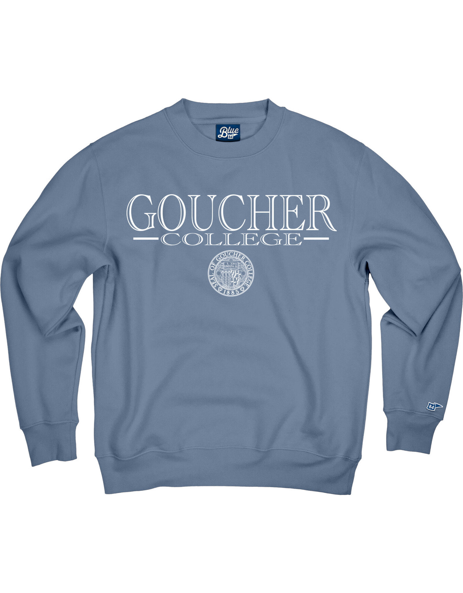 Blue84 "Goucher College w/ Seal" Crewneck Sweatshirt