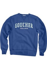 Blue84 "Goucher College" Sanded Fleece Crewneck Sweatshirt
