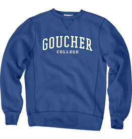 Blue84 "Goucher College" Sanded Fleece Crewneck Sweatshirt