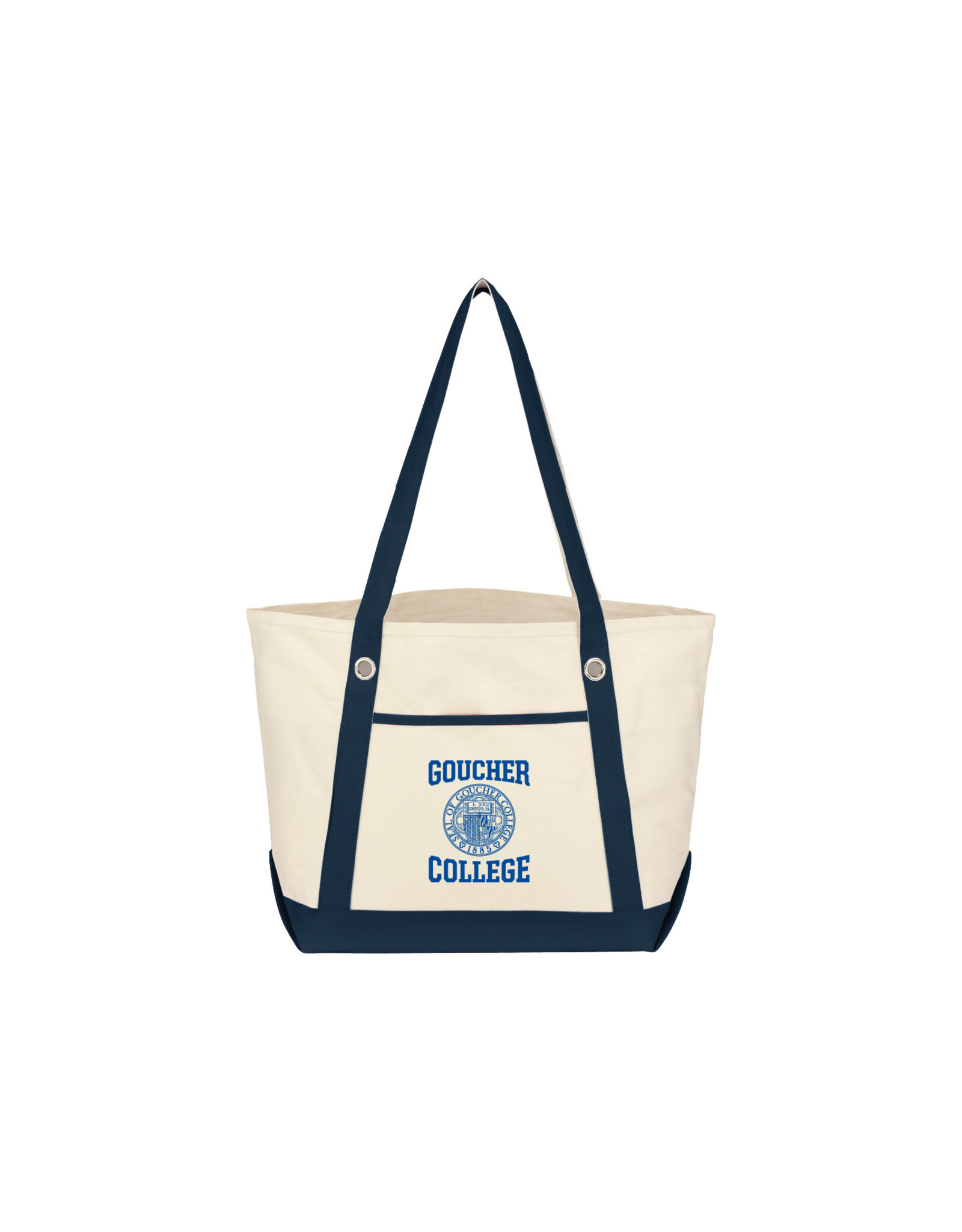 Jardine Cotton Canvas Tote "Goucher College w/ Seal"