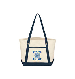 Jardine Cotton Canvas Tote "Goucher College w/ Seal"