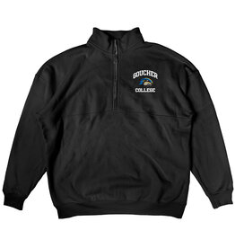 Blue84 Sanded Fleece 1/2 Zip "Goucher College w/ Gopher"