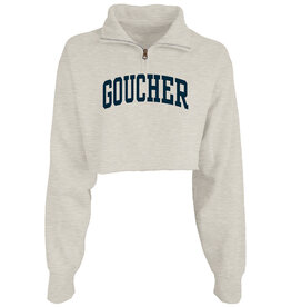 Blue84 Cropped Raw Edge 1/4 Zip "Goucher"