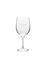 Campus Crystal Red Wine Glass "Goucher College" 19oz