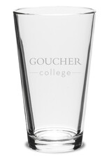 Campus Crystal Pint Glass "Goucher College" 16oz