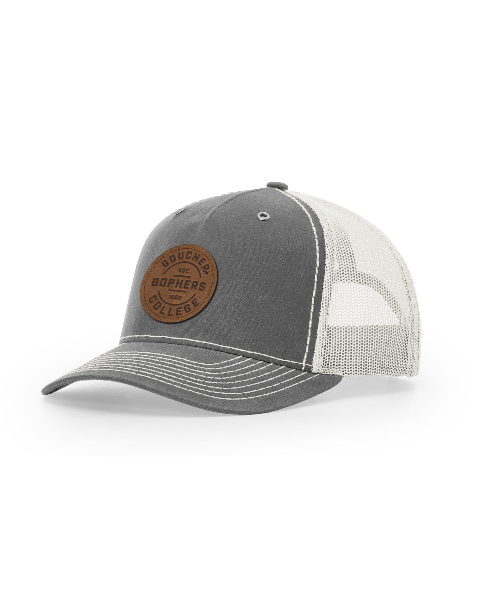 Richardson Hawthorne Trucker Ballcap "Goucher Gophers Est. 1885"