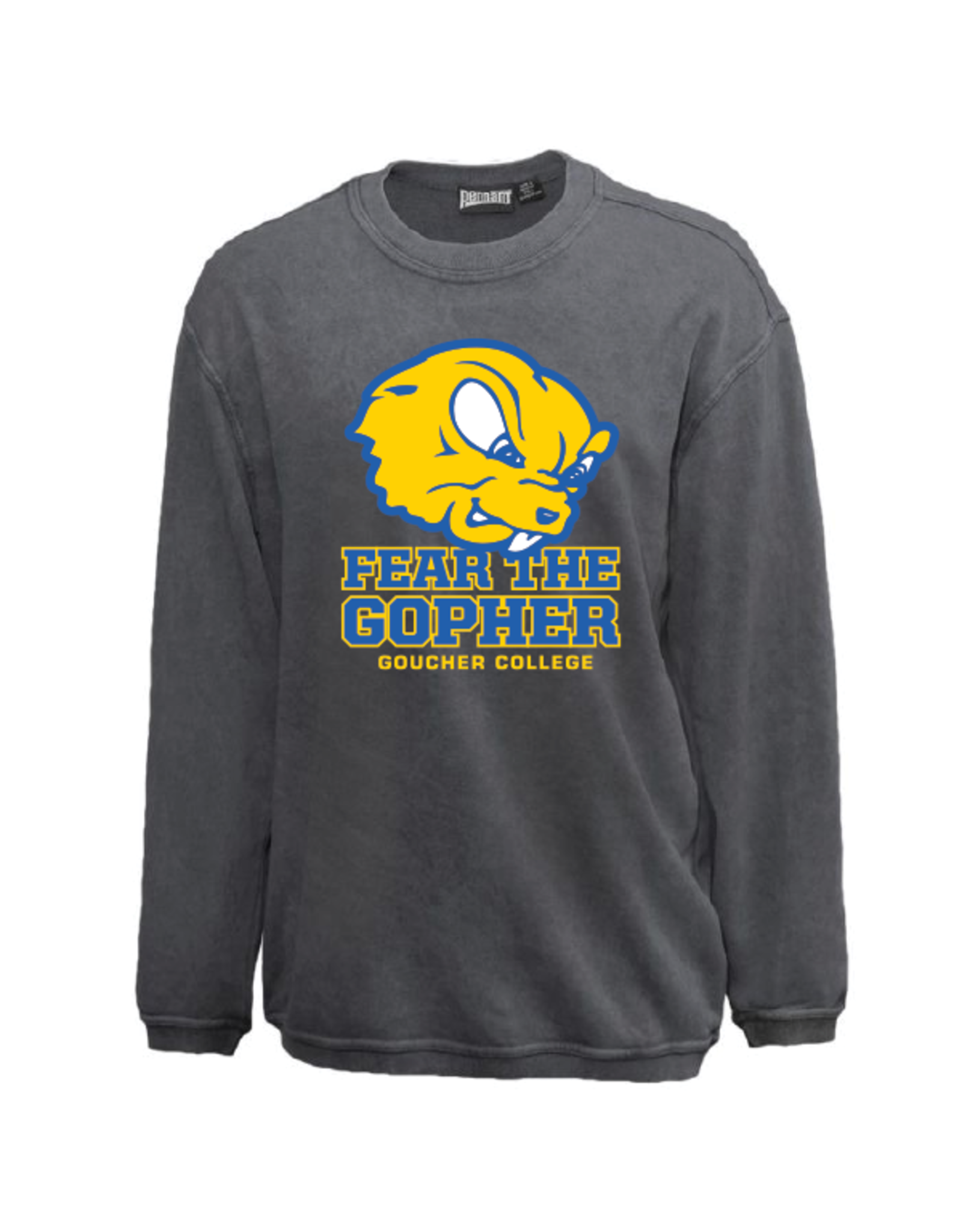 Pennant Sandwash Crewneck Sweatshirt "Retro Fear the Gopher"