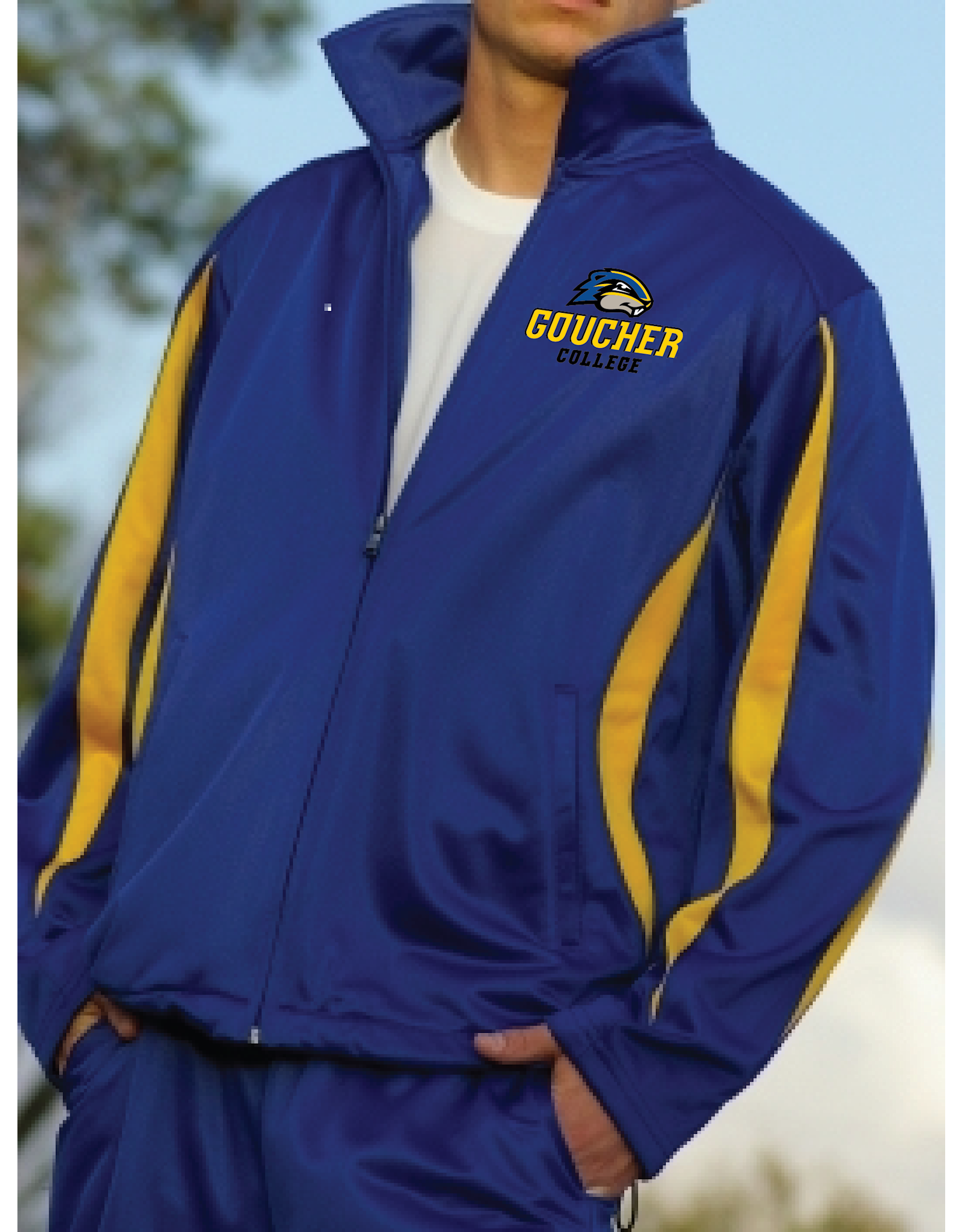 BAW Crescent Tricot Jacket "Goucher College w/ Gopher"