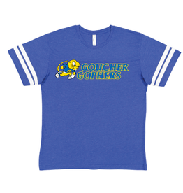 LAT Apparel "Retro Gopher w/ Goucher College" Football Tee