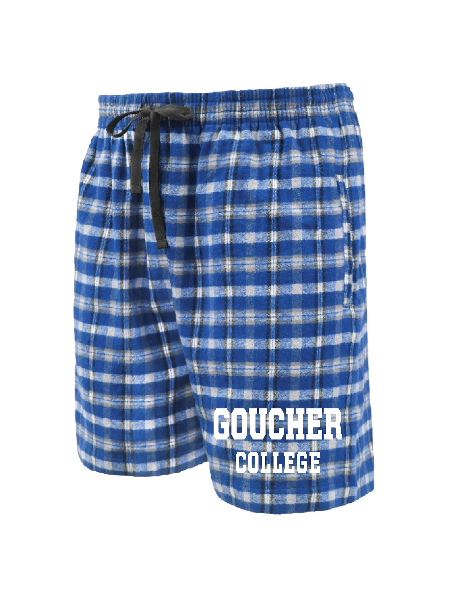 Pennant Flannel Shorts "Goucher College"