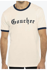 Next Level Cotton Ringer T-Shirt "Retro Old English Goucher"