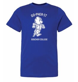 Rabbit Skins Toddler Fine Jersey T-Shirt "Retro Go-Pher-It"