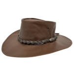 jacaru Jacaru premium leather kangaroo hat