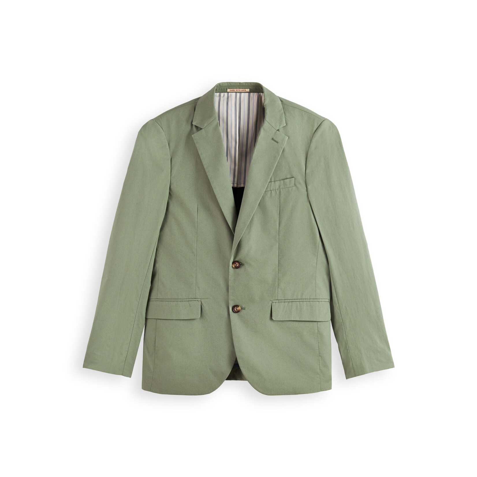Scotch & Soda Unconstructed dressed poplin blazer