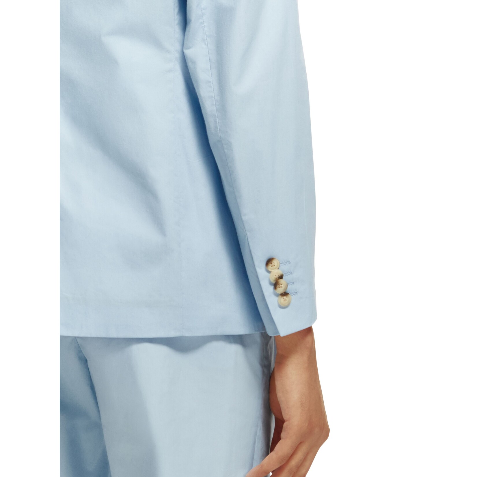 Scotch & Soda Unconstructed dressed poplin blazer