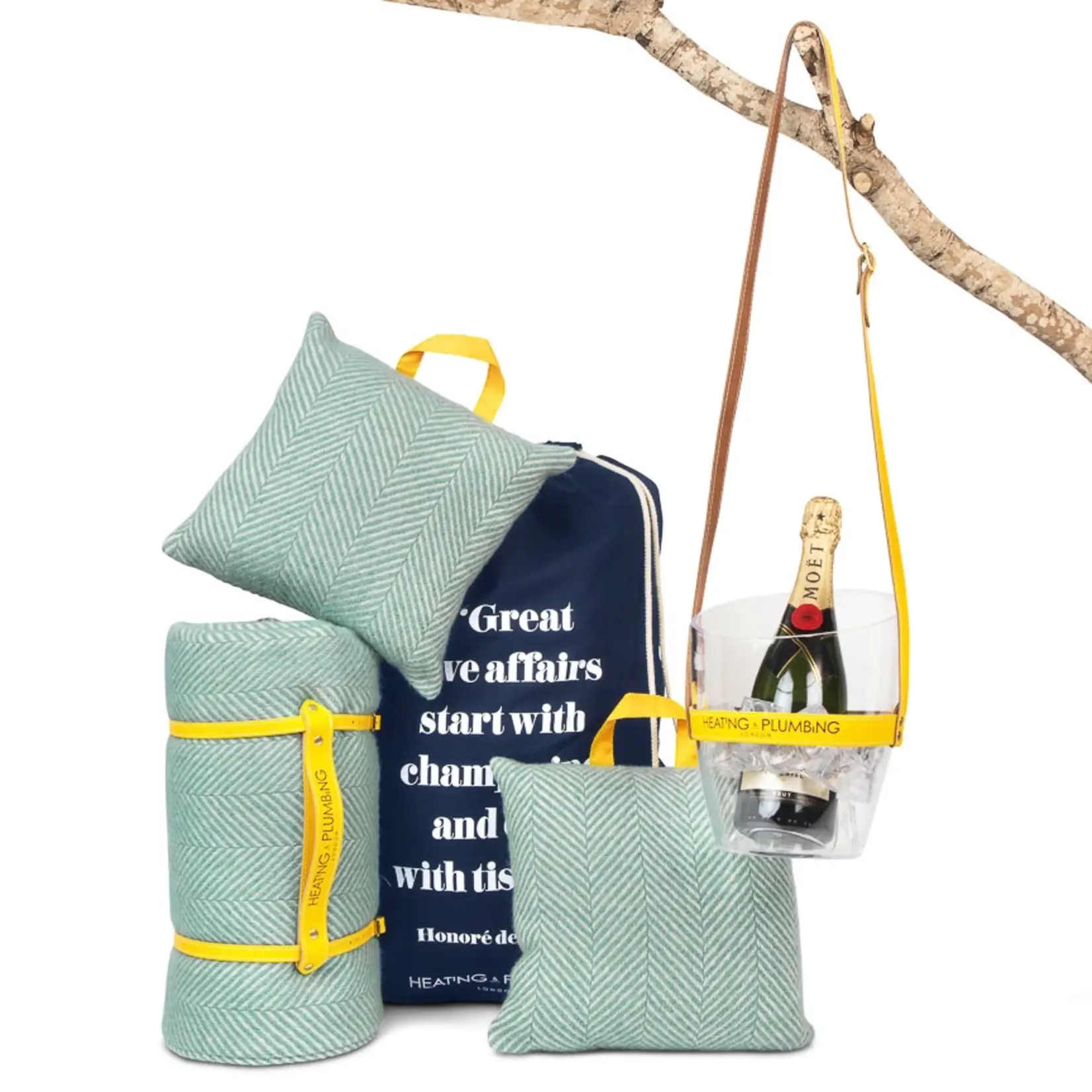 Heating & Plumbing Heating & plumbing - the ultimate picnic toolkit- mint green & yellow
