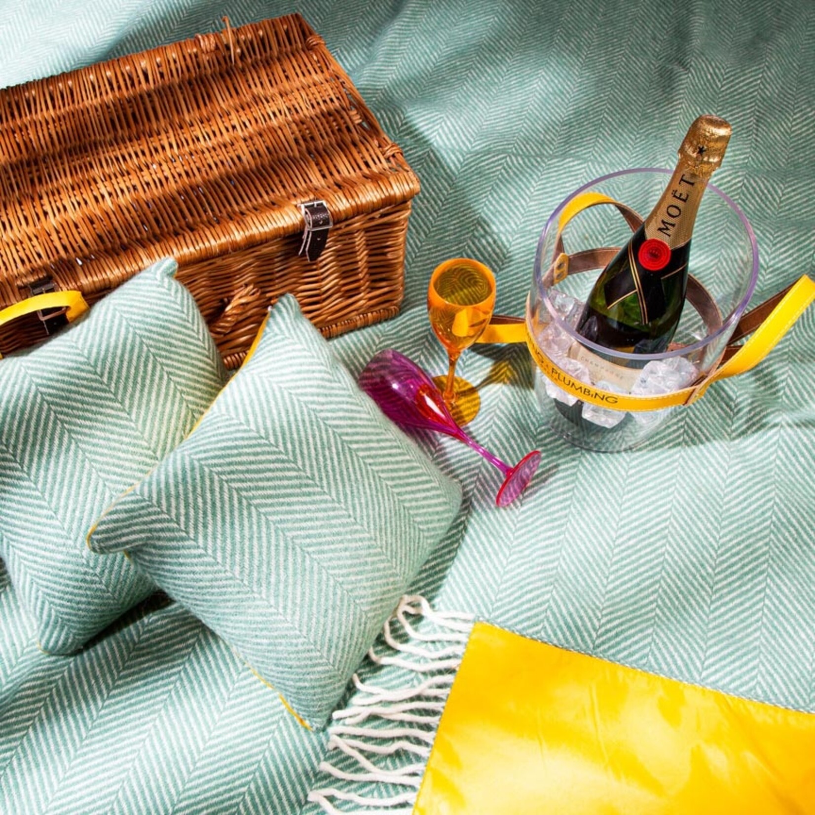 Heating & Plumbing Heating & plumbing - the ultimate picnic toolkit- mint green & yellow