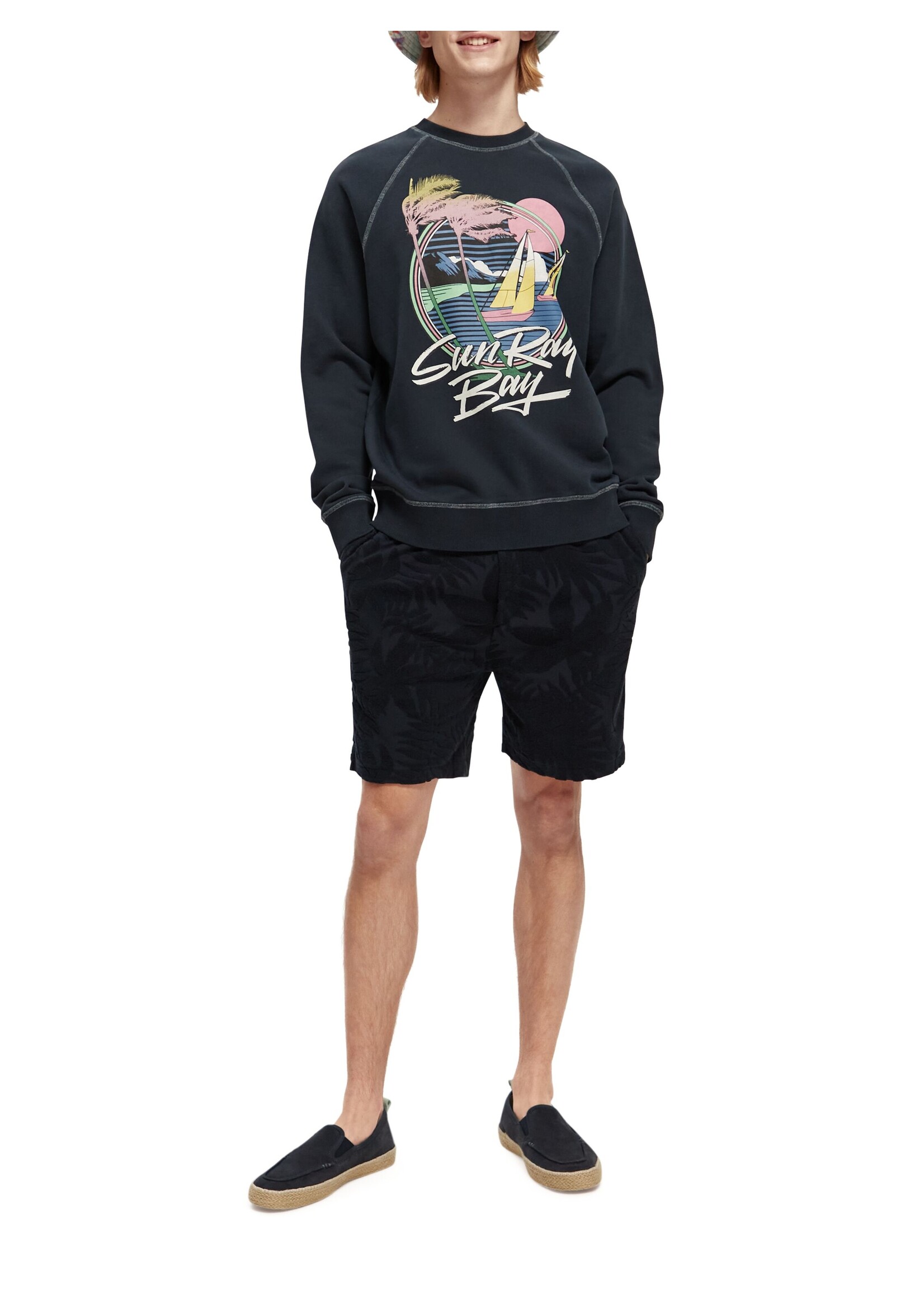 Scotch & Soda Terry Jacquard Shorts