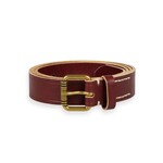Scotch & Soda Leather Belt with Raw Edge