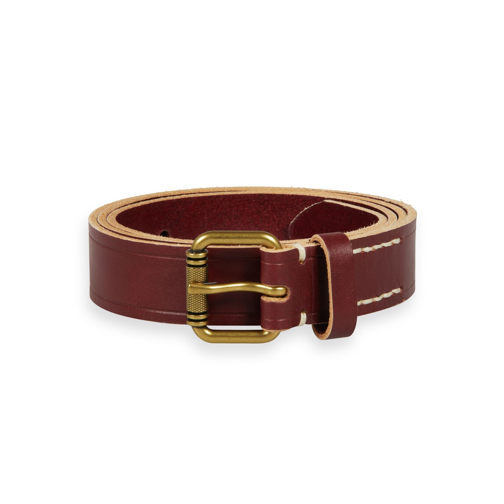 Scotch & Soda Leather Belt with Raw Edge