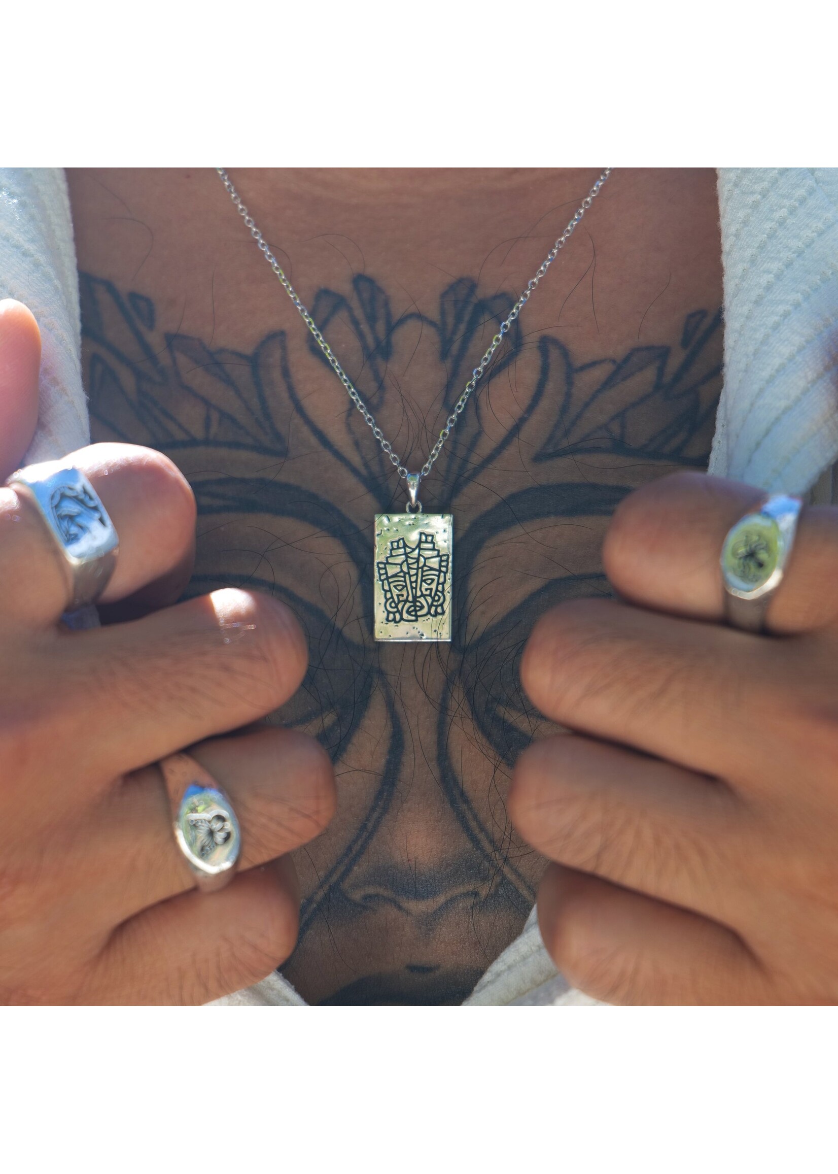 Fable Matter Fable Matter silver necklace the Aztec