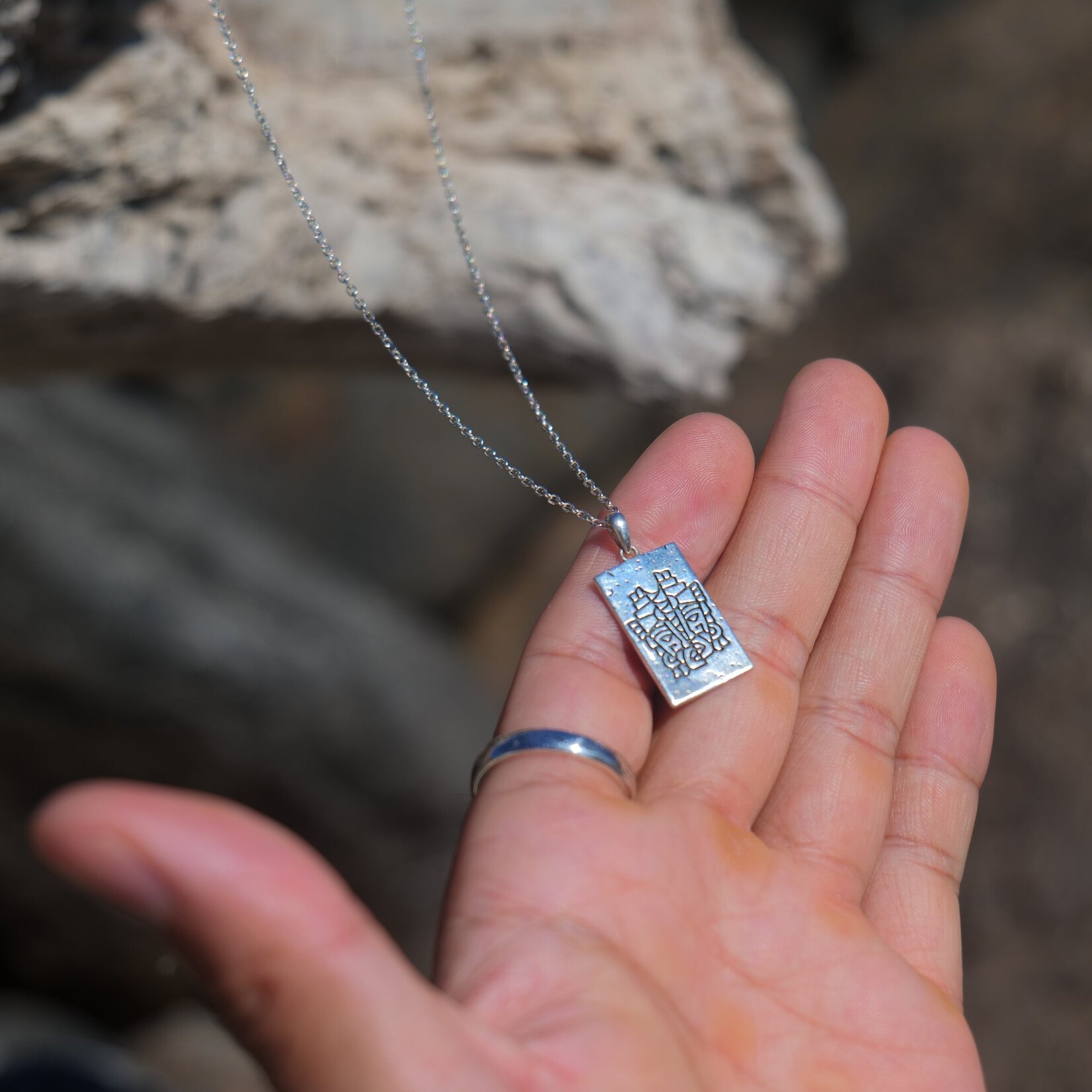 Fable Matter Fable Matter silver necklace the Aztec