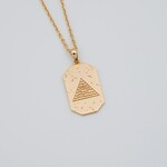 Fable Matter Fable matter gold plated necklace the eye of ra