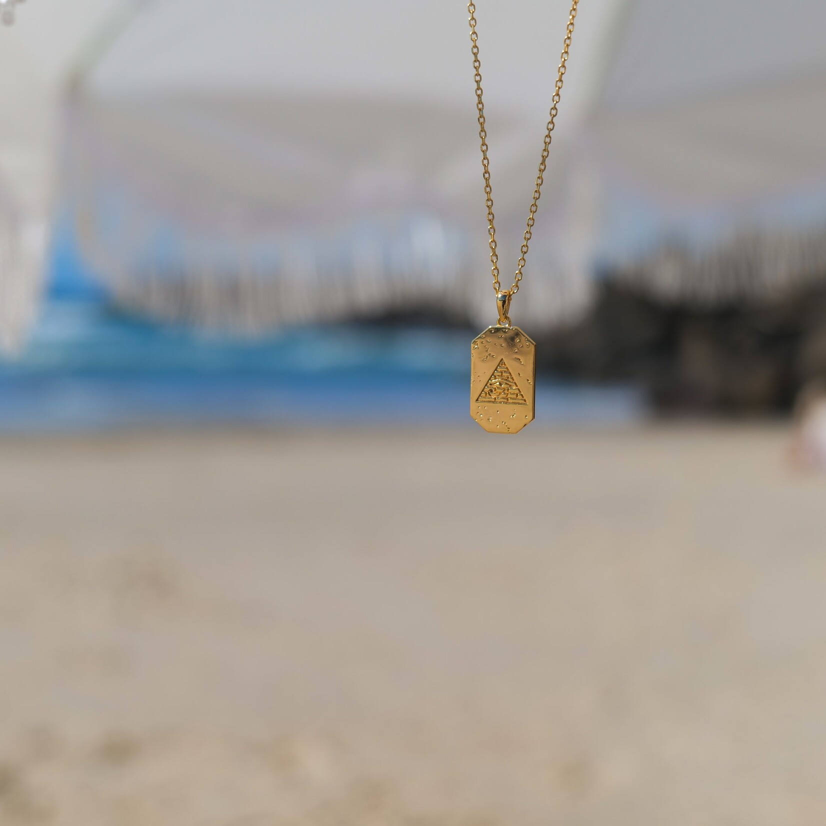 Fable Matter Fable matter gold plated necklace the eye of ra