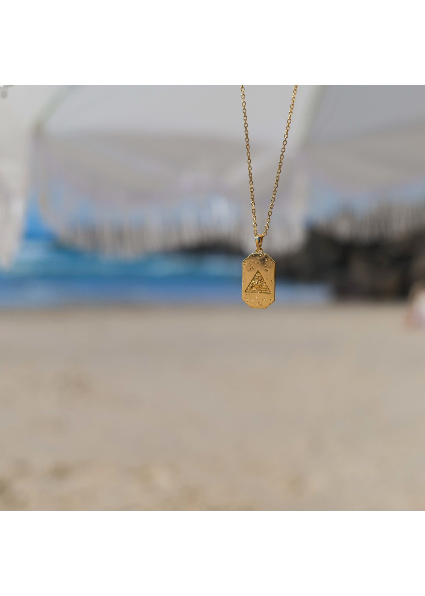 Fable Matter Fable matter gold plated necklace the eye of ra