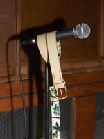 Scotch & Soda Recycled Leather belt with inside print