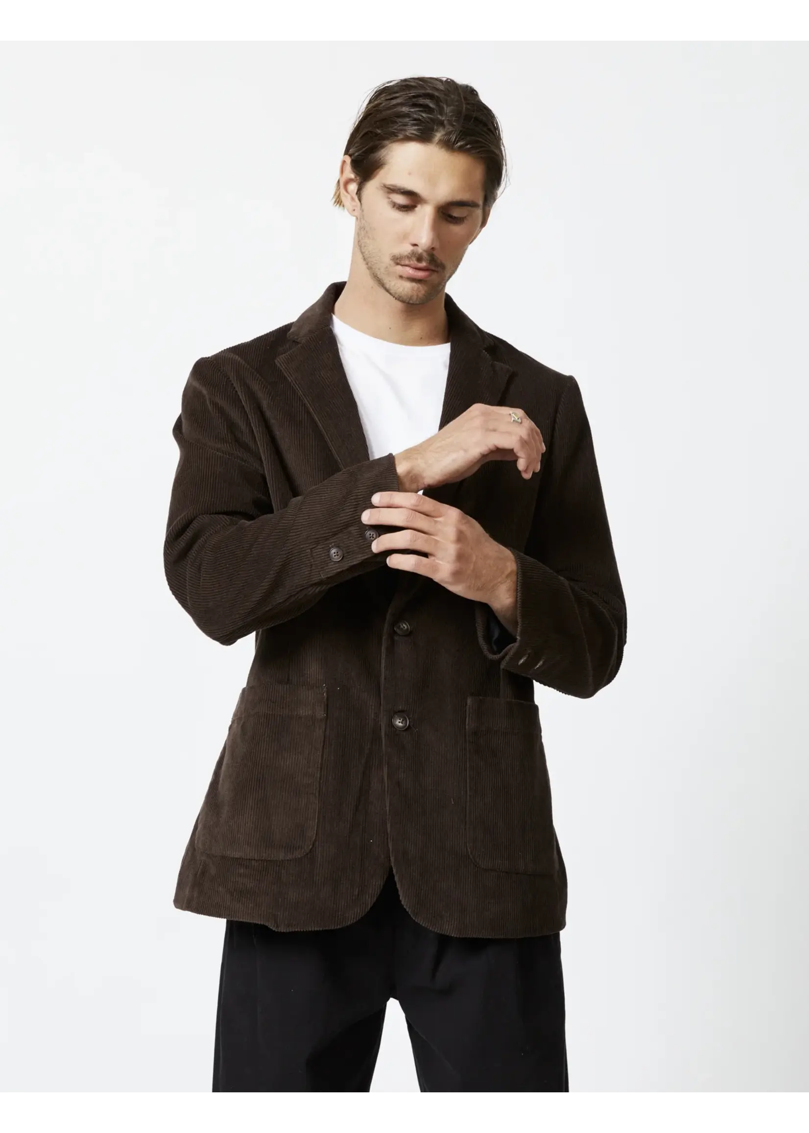 Mr Simple Carlton Blazer Cocoa