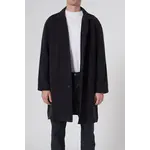 NEUW Turner coat linen blend black