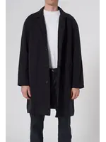 NEUW Turner coat linen blend black