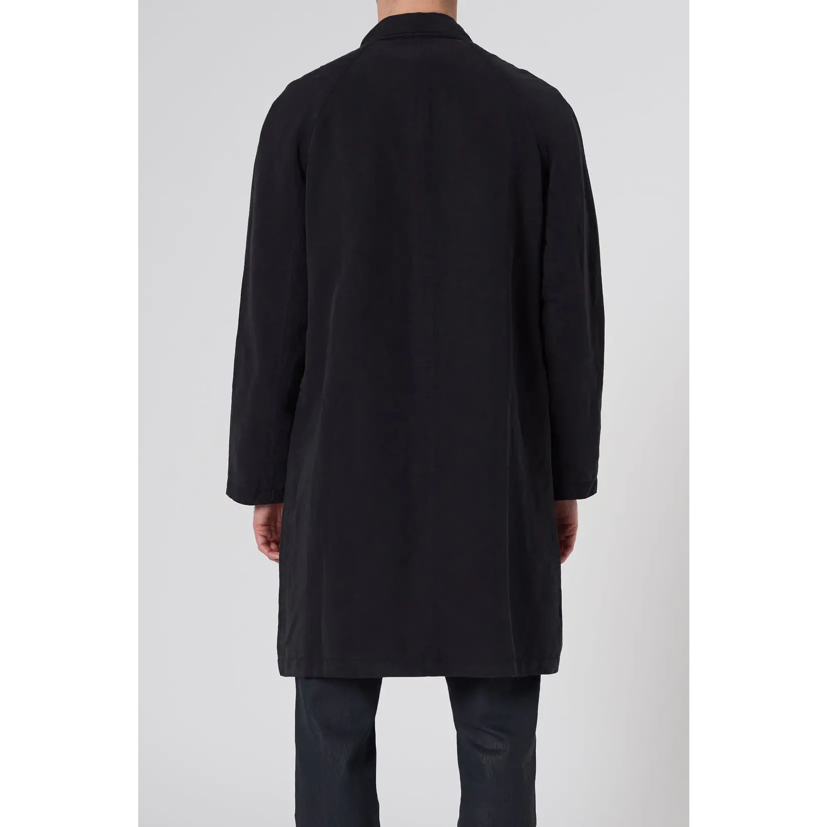 NEUW Turner coat linen blend black