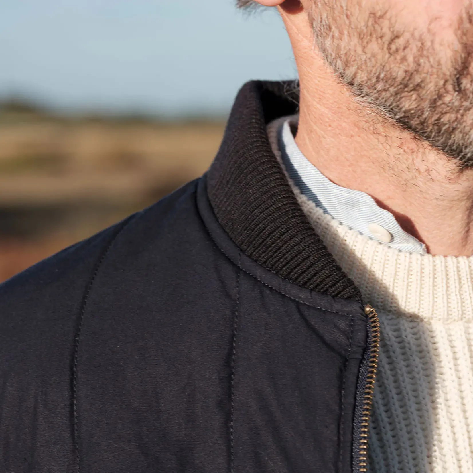 yarmouth oilskins Reversible vest navy Yarmouth Oilskins L