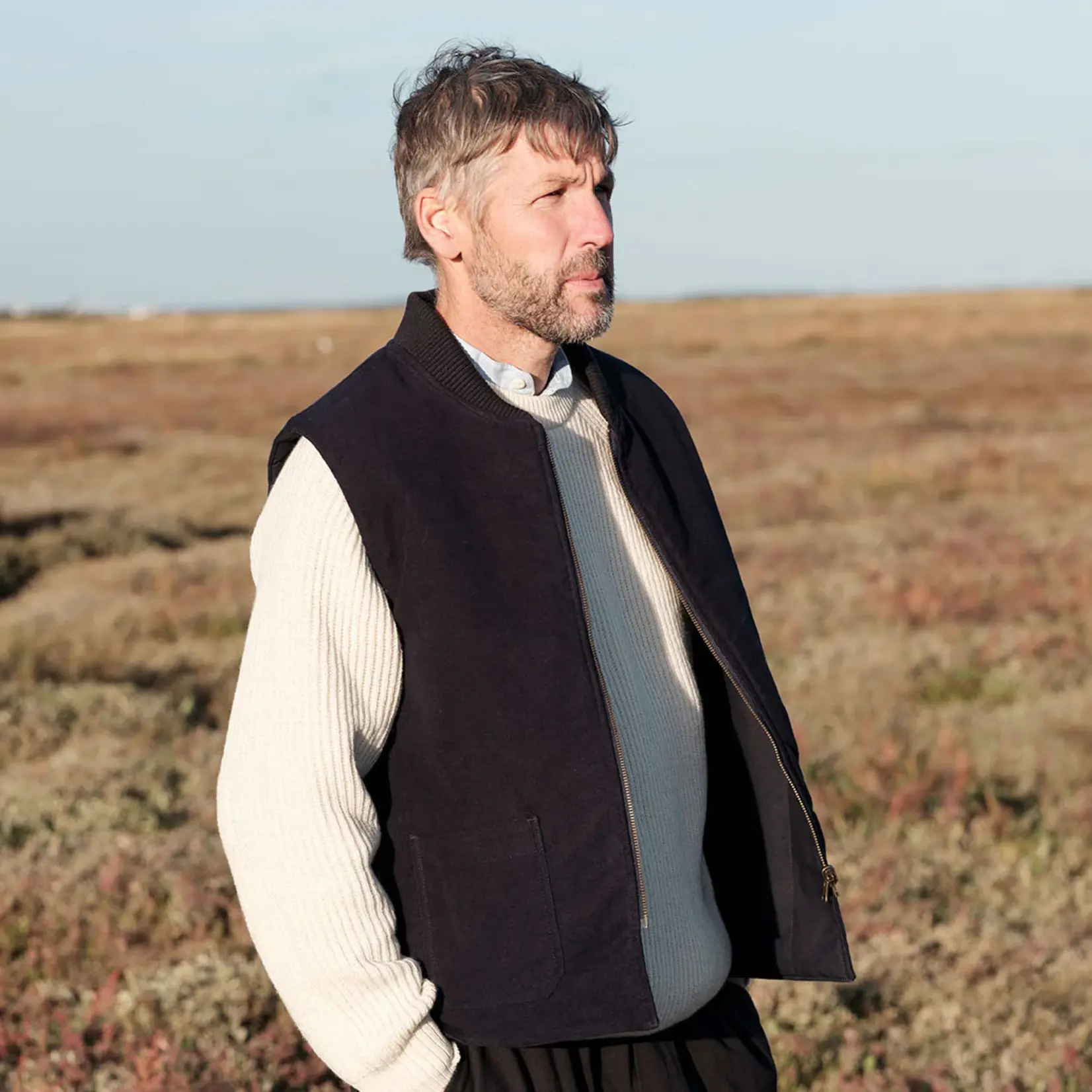 yarmouth oilskins Reversible vest navy Yarmouth Oilskins L
