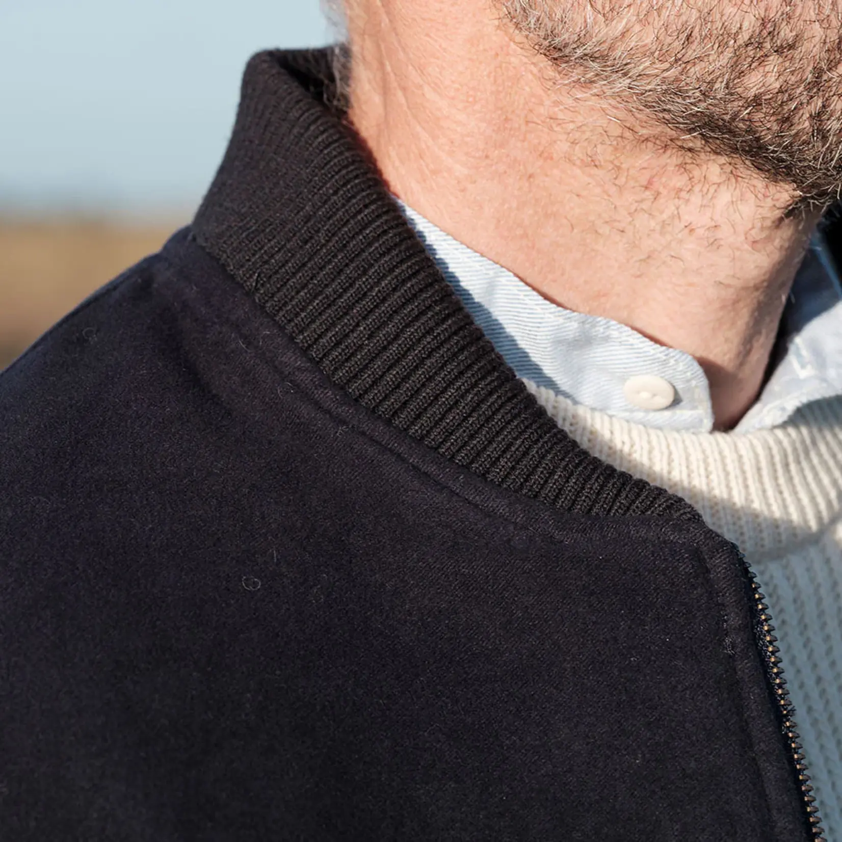 yarmouth oilskins Reversible vest navy Yarmouth Oilskins L